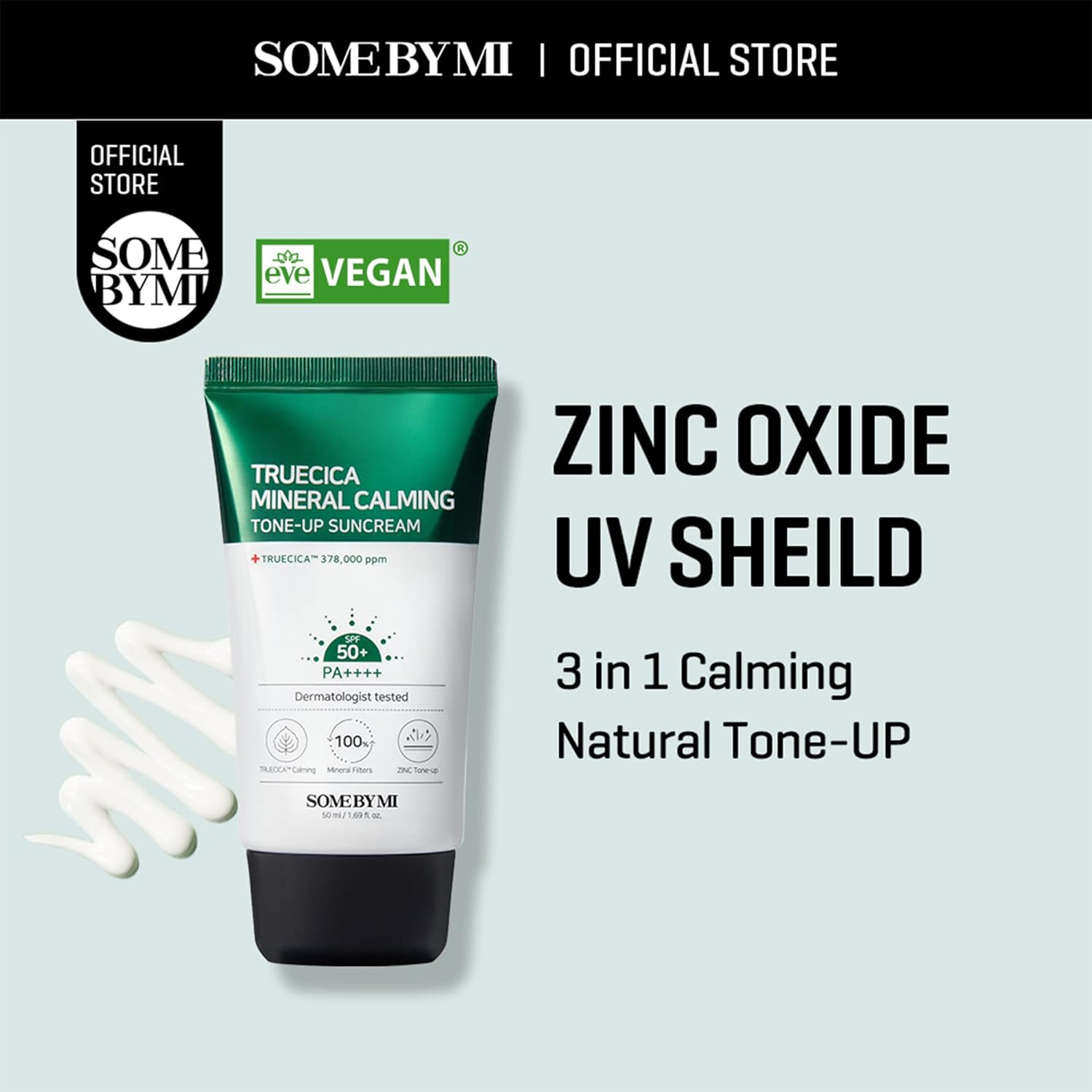 Some By Mi Truecica Mineral Calming Tone Up Suncream 50Ml
